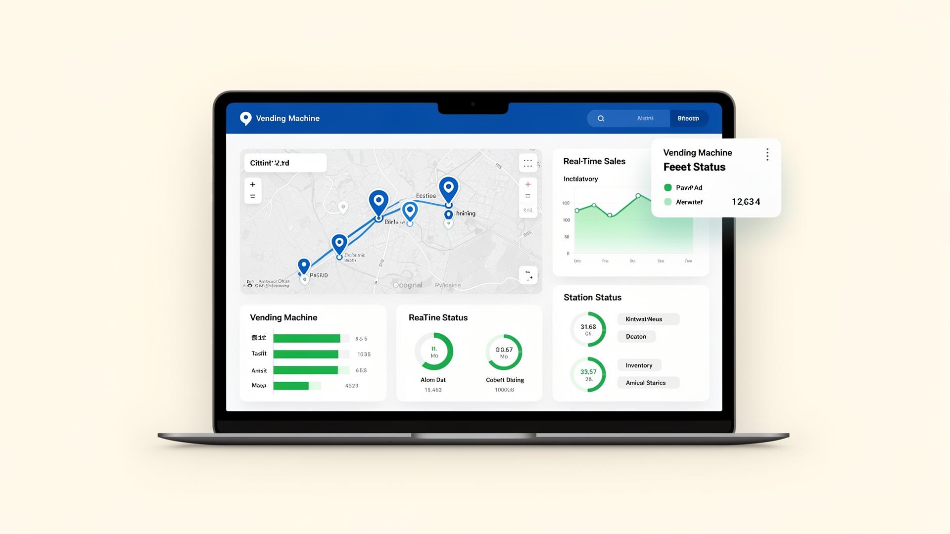 Dashboard de monitoreo CleanMatic